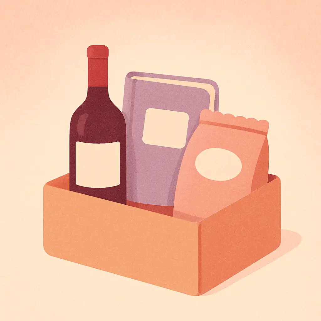 Assinatura de Clube (Vinhos, Livros, Snacks)