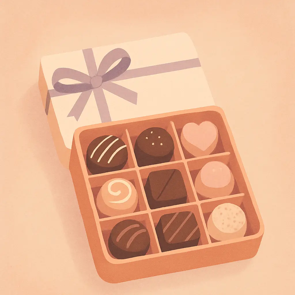 Caixa de Chocolates Finos