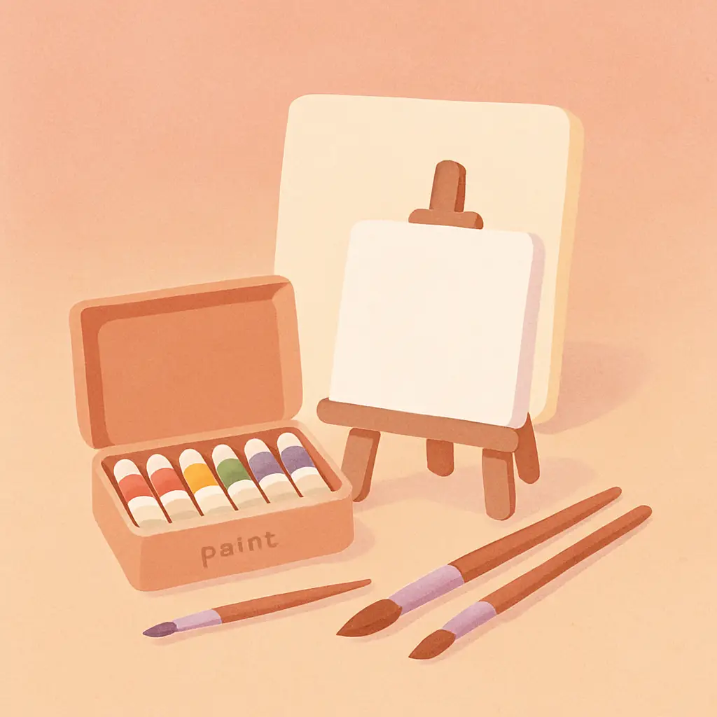 Kit de Pintura em Tela