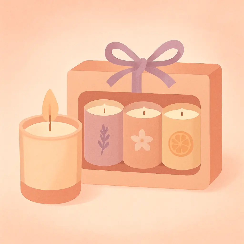 Kit de Velas Aromaticas Artesanais