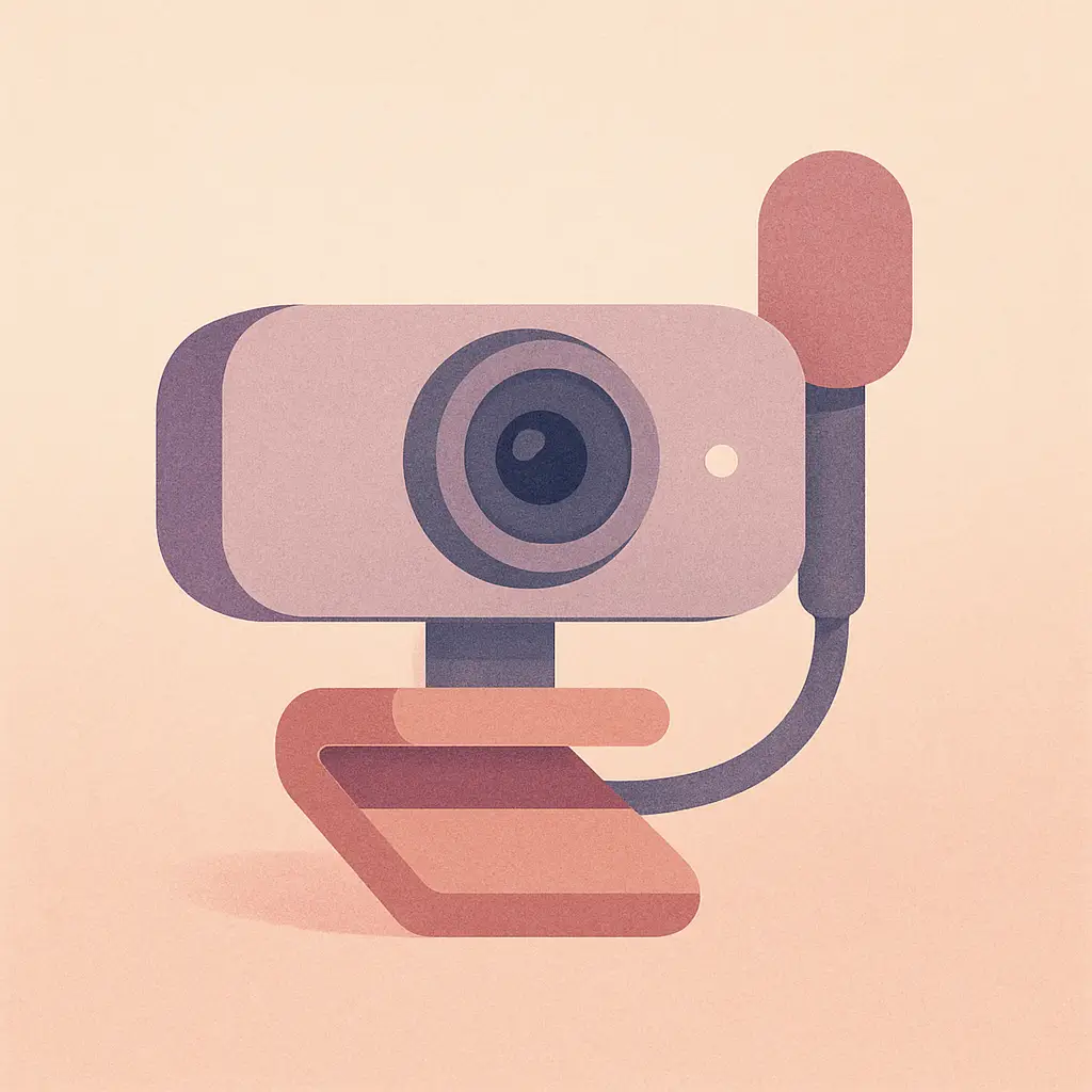 Webcam e Microfone Profissional